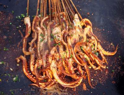 成都街边小吃午夜无码免费视频烤鱿鱼做法